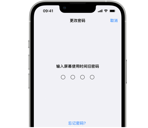 商州iPhone屏幕维修分享iPhone屏幕使用时间密码忘记了怎么办 