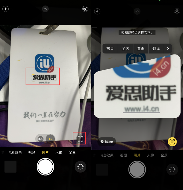 商州苹果手机维修分享升级iOS 16后如何通过相机翻译文本 