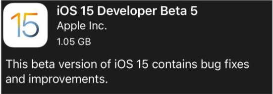 商州苹果手机维修分享如何升级到iOS15.0 beta5 